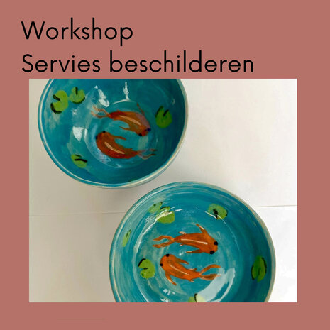 Servies beschilderen